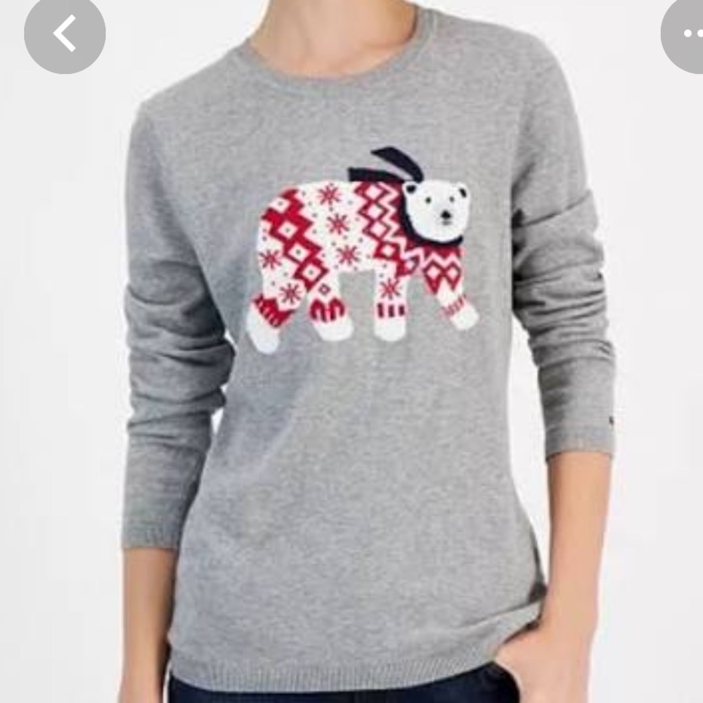 Tommy Hilfiger Heather Gray Pullover Sweater